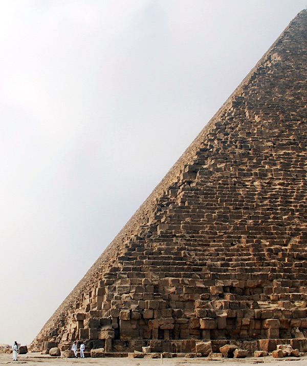 Mehr als 2 Millionen Steinblöcke wurden in der Cheopspyramide verbaut.